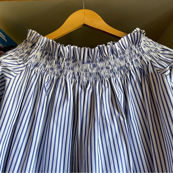 Caroline Constas Striped off Shoulder Lou Top Blouse - Picture 7 of 11
